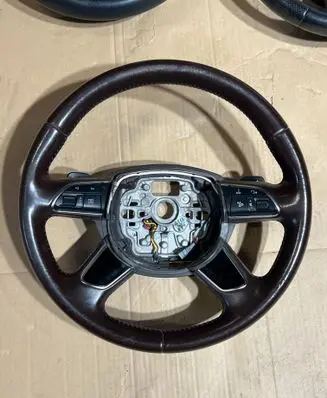 Audi A8 S8 D4 4H Steering wheel 4H0410091Aa 4H0419091BA mokkabraun
