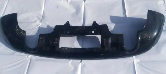 Audi Q5 SQ5 Front bumper lip juodas