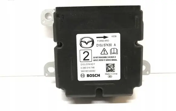 Mazda CX-3 Airbag control unit/module D10J57K30