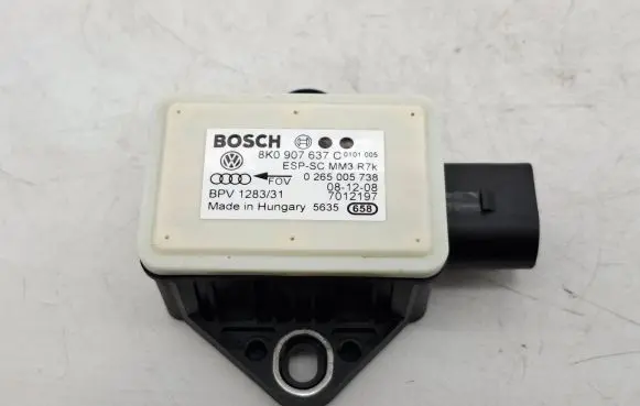 Audi A4 S4 B8 8K ESP acceleration yaw rate sensor 8K0907637C 7012197 0265005738
