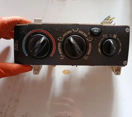 Renault Scenic I Climate control unit 663212P J64RAC 102042