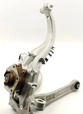 Front wheel hub spindle knuckle