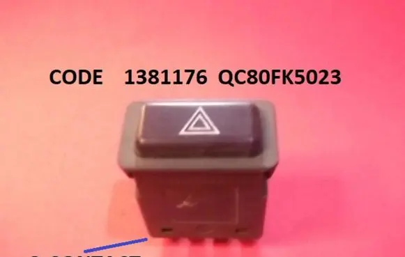BMW 7 E23 Hazard light switch 1381176 QC80FK5023