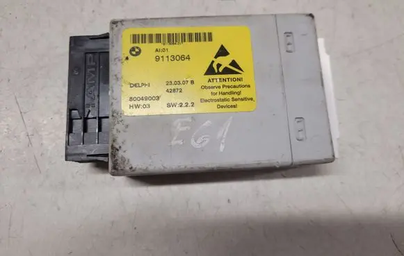 BMW 5 E60 E61 Center console control module 9113064 42872 80049003