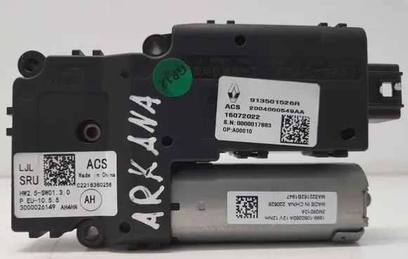 Renault Arkana Sunroof motor/actuator 913501526R 2004000549AA 3000026149
