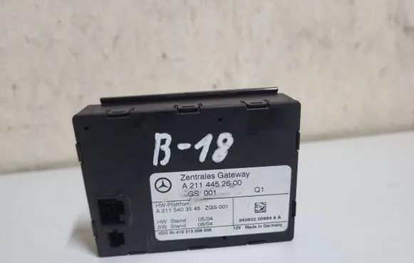 Gateway control module