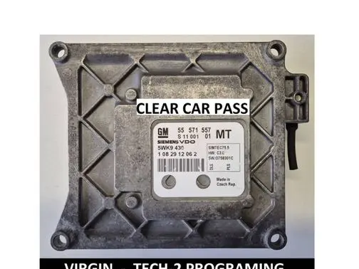 Opel Zafira B Engine control unit/module 55571557 5WK9430 1082912062