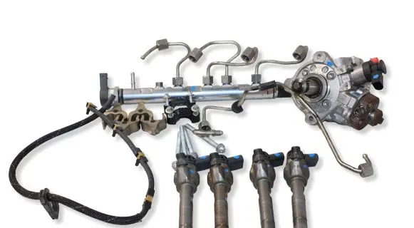 BMW 5 F10 F11 Fuel injection system set 7810696 7809128 7810702