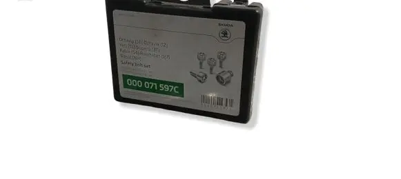 Skoda Rapid (NH) Anti-theft wheel nuts and lock 000071597C