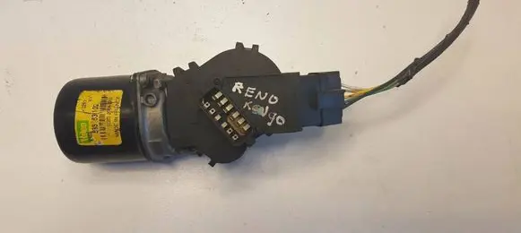 Front wiper linkage and motor