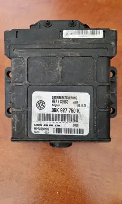 Volkswagen Touareg I Gearbox control unit/module 09K927750K