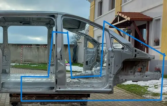 Mercedes-Benz EQV 447 Front quarter panel mereqv
