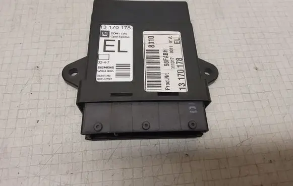 Opel Vectra C Door control unit/module 13170178 5WK46005
