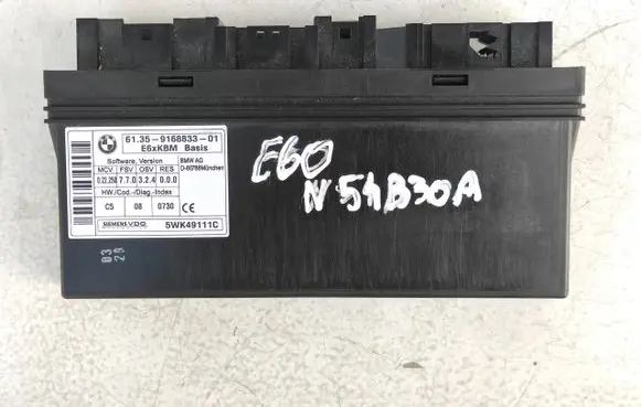 BMW 5 E60 E61 Voice control module 9168833