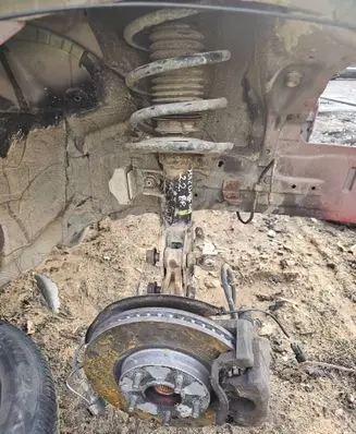 Mazda 6 Front shock absorber with coil spring