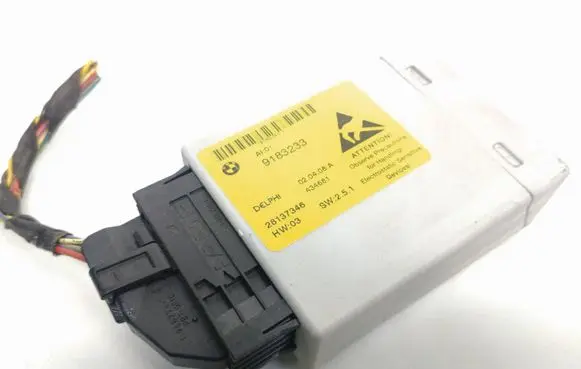 BMW 5 E60 E61 Central console control unit 9183233 28137346