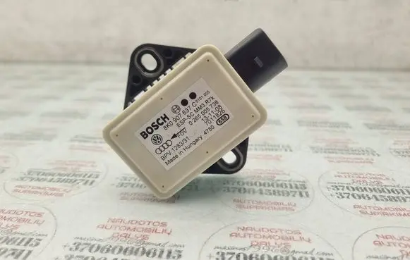 Audi A4 S4 B8 8K ESP acceleration yaw rate sensor 8K0907637C