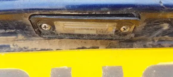 Volkswagen Golf V Number plate light