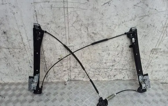 Front window lifting mechanism without motor