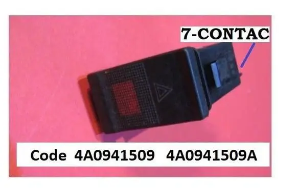Audi 80 90 B3 Hazard light switch 4A0941509 4A0941509A