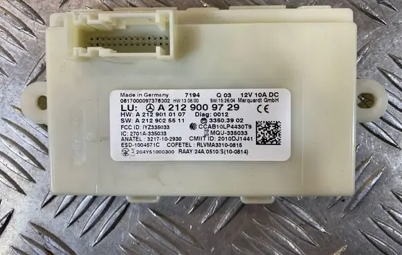 Mercedes-Benz A W176 Keyless (KESSY) go control unit/module A2129009729 A2129010107 A2129025511