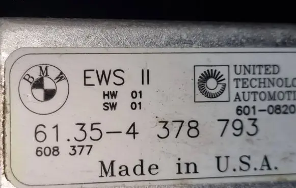BMW 3 E36 Immobilizer control unit/module 4378793