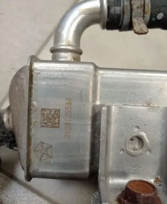 Chrysler Pacifica EGR valve cooler 05281255AG 168161276
