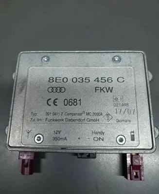 Audi A6 S6 C6 4F Antenna control unit 8E0035456C 09104112