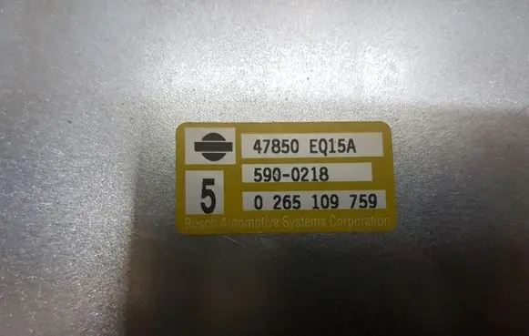 Nissan X-Trail T30 ABS control unit/module 47850EQ15A 0265109759