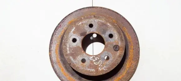 Nissan X-Trail T31 Rear brake disc ventiliuojamas