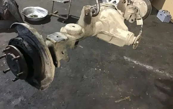 Rear axle beam