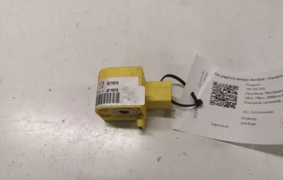 Peugeot 307 Airbag deployment crash/impact sensor 9648829080 5WK42989 36020401