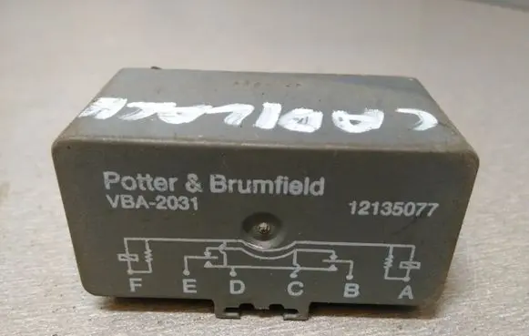 Cadillac STS Seville Door central lock control unit/module VBA2031 12135077