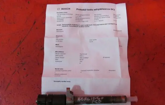 Citroen Berlingo Fuel injector 0445110239