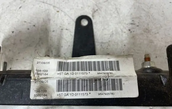 Peugeot 407 Rear door airbag 9647923780 5382164
