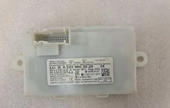 Mercedes-Benz S W222 Keyless (KESSY) go control unit/module A2229003520