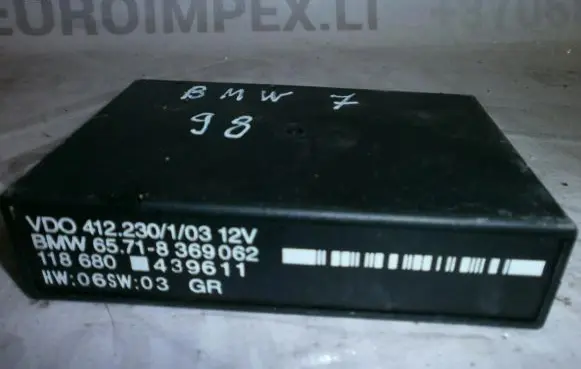 BMW 7 E38 Cruise control unit/module 65718369062 118680