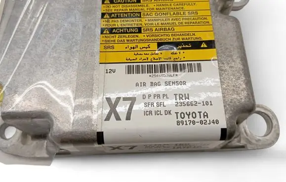 Toyota Auris E180 Airbag control unit/module 8917002J40