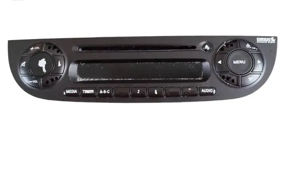 Fiat 500E Radio/CD/DVD/GPS head unit 28449975 9975M10430142 A77797037501349