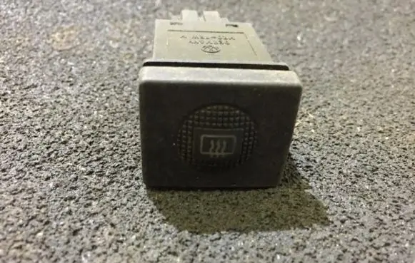Volkswagen Golf II Windscreen/window heater switch 1h5959621