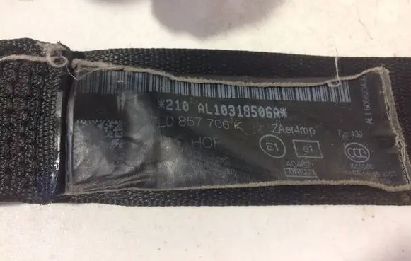 Porsche Cayenne (9PA) Front seatbelt 7L0857706K