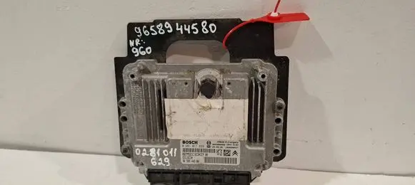 Citroen C4 I Engine control unit/module 0281011629 9653958980 9658944580