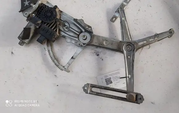 Opel Astra G Front door window regulator with motor 90521876
