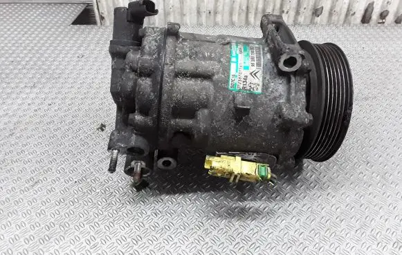Peugeot 407 Air conditioning (A/C) compressor (pump) 9656574080