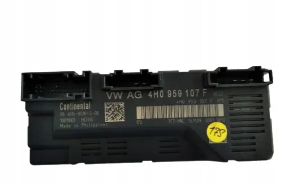 Audi A8 S8 D4 4H Tailgate/trunk control unit/module 4H0959107F