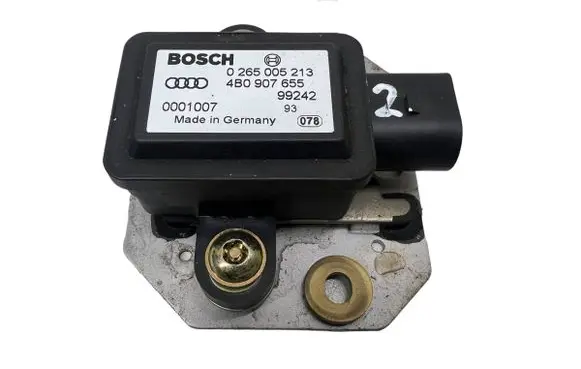 Audi A6 S6 C5 4B ESP acceleration yaw rate sensor 4B0907655 0001007 0265005213