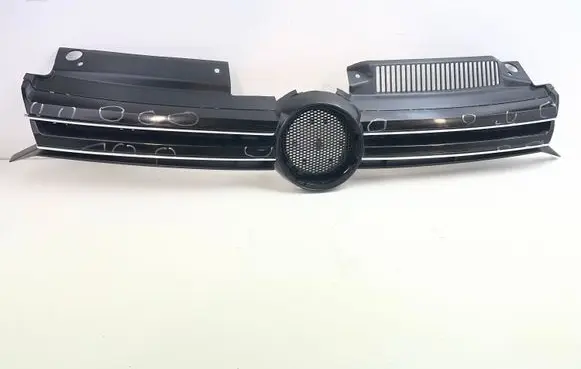 Volkswagen Golf VI Front bumper upper radiator grill 5863514 5K0853651AP 5K0853651AG
