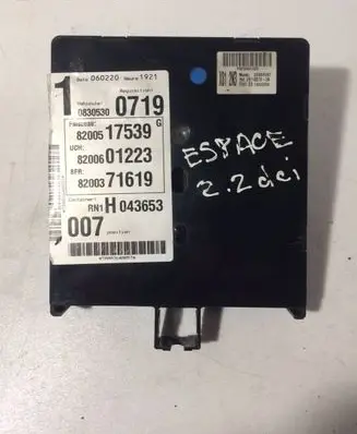 Renault Espace IV Comfort/convenience module 8200371619 8200517539 8200601223