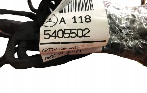 Mercedes-Benz CLA C118 X118 Parking sensor (PDC) wiring loom 1185405502