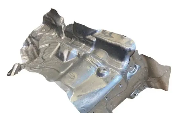 Heat shield in engine bay
